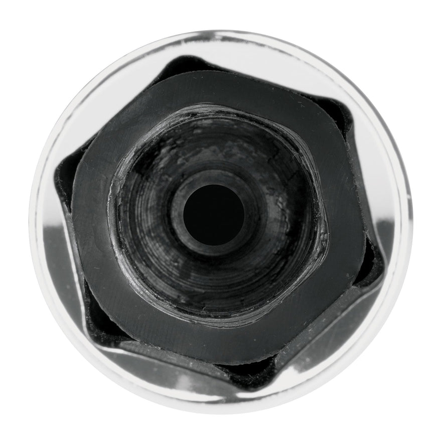 Dado largo para bujía de 5/8', 6 puntas, cuadro de 1/2' Caja con 6, 13365