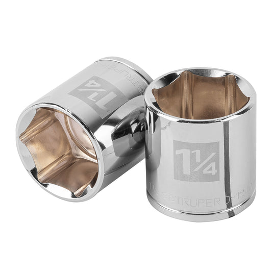 Dado de 1-1/4', 6 puntas, cuadro 1/2', Truper Caja con 6, 13244