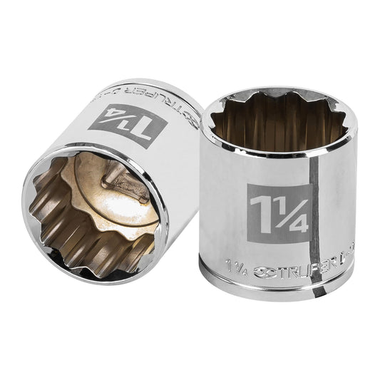 Dado de 1-1/4', 12 puntas, cuadro 1/2', Truper Caja con 6, 13314