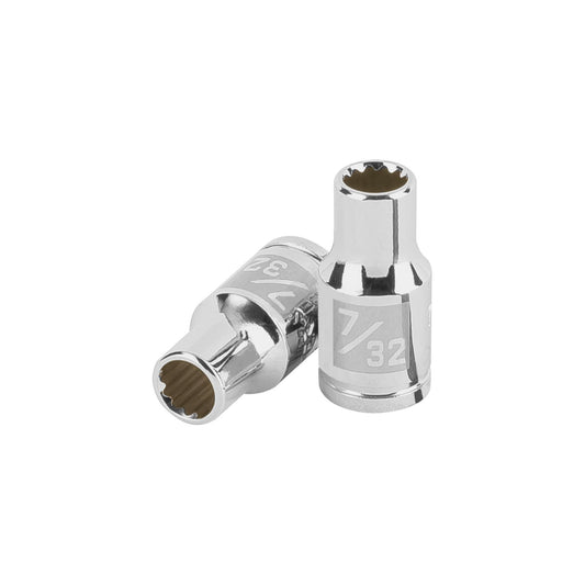 Dado de 7/32', 12 puntas, cuadro 1/4', Truper Caja con 6, 100874