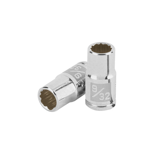 Dado de 9/32', 12 puntas, cuadro 1/4', Truper Caja con 6, 100876