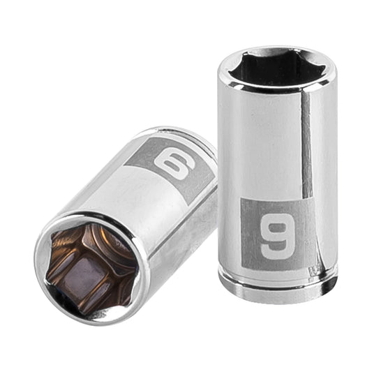 Dado de 9 mm, 6 puntas, cuadro 1/4', Truper Caja con 6, 13171