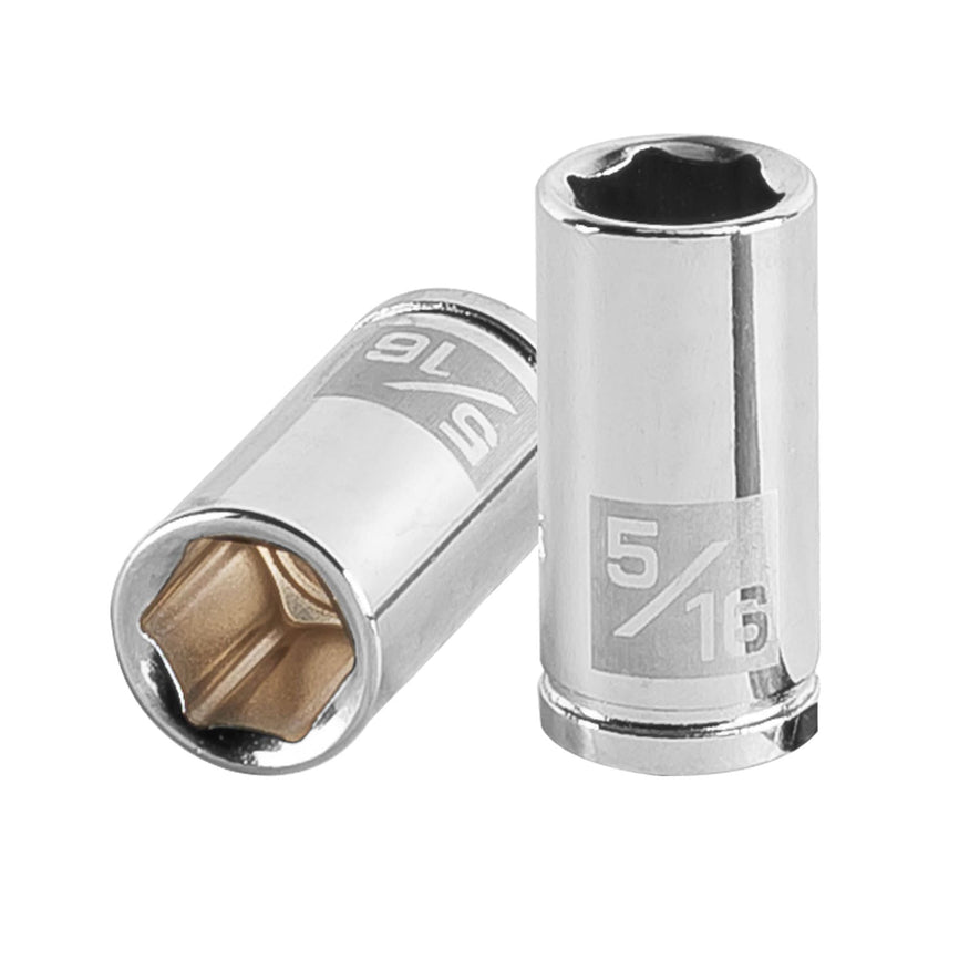 Dado de 5/16', 6 puntas, cuadro 1/4', Truper Caja con 6, 13158