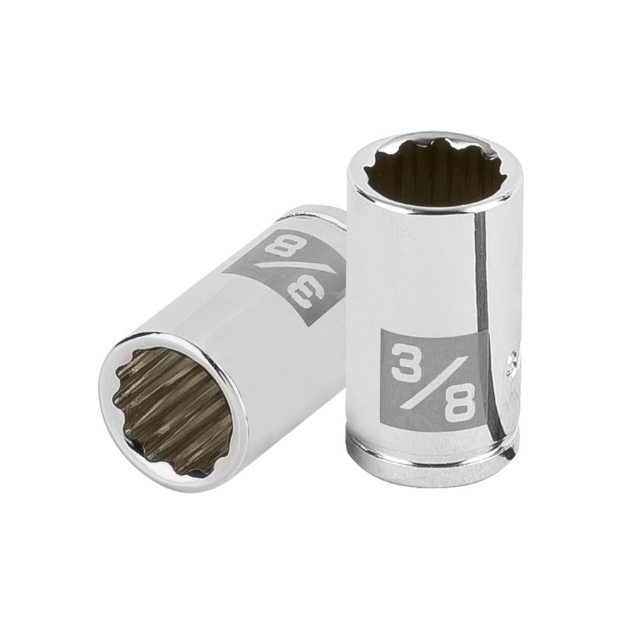 Dado de 3/8', 12 puntas, cuadro 1/4', Truper Caja con 6, 100961