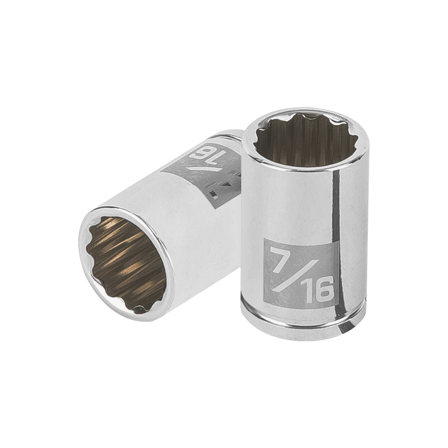 Dado de 7/16', 12 puntas, cuadro 1/4', Truper Caja con 6, 100962