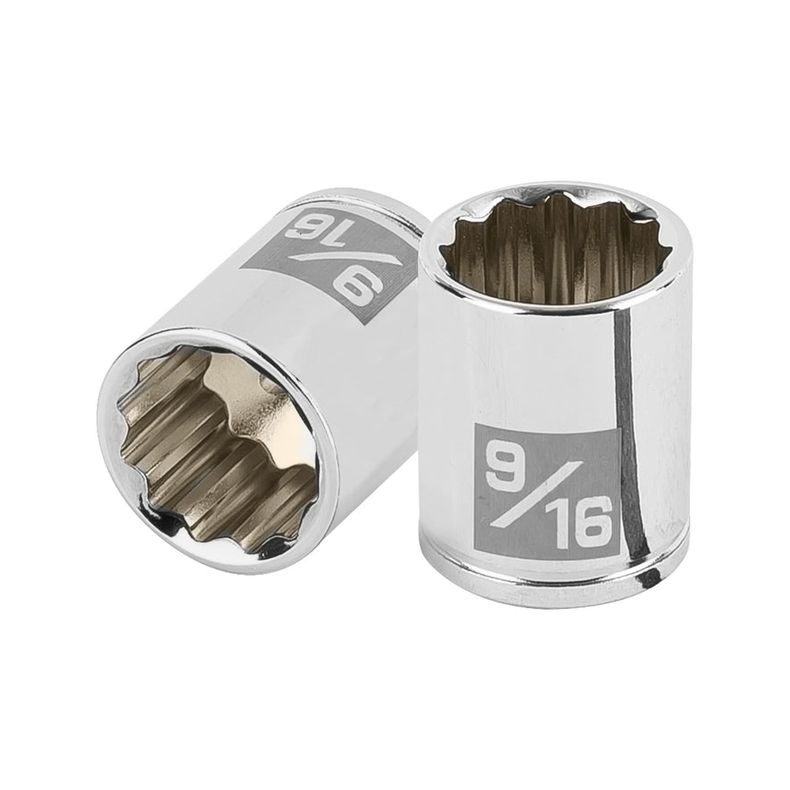 Dado de 9/16', 12 puntas, cuadro 1/4', Truper Caja con 6, 100965