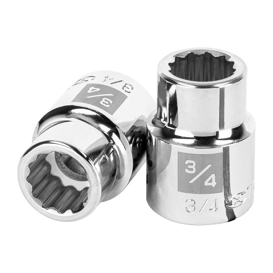 Dado de 3/4', 12 puntas, cuadro 3/4', Truper Caja con 3, 13850