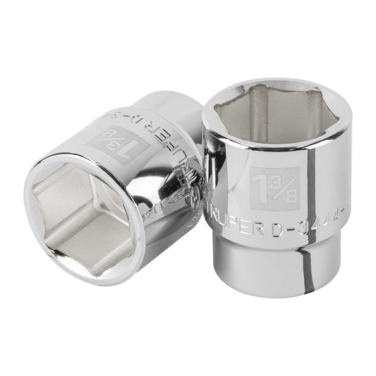 Dado de 1-3/8', 6 puntas, cuadro 3/4', Truper Caja con 3, 101017