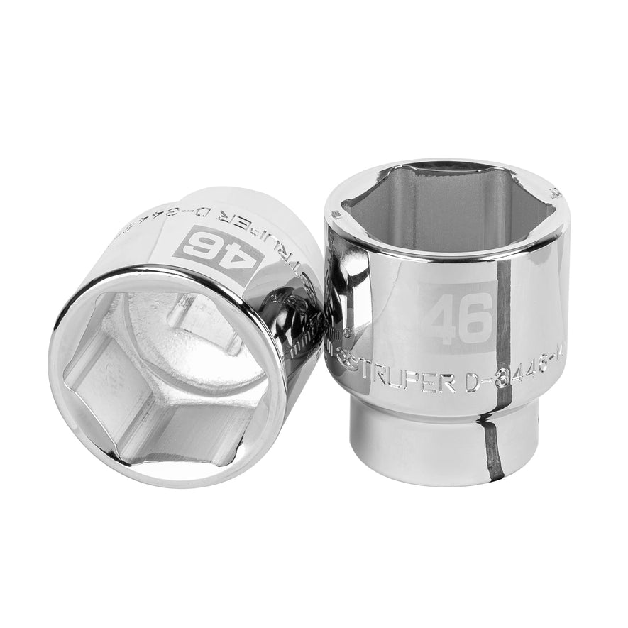 Dado de 46 mm, 6 puntas, cuadro 3/4', Truper Caja con 3, 14995