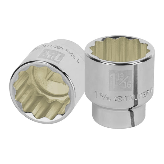 Dado de 1-13/16', 12 puntas, cuadro 3/4', Truper Caja con 3, 13867