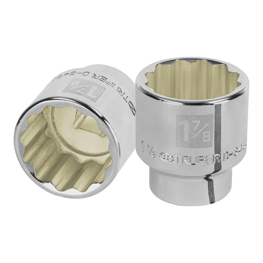 Dado de 1-7/8', 12 puntas, cuadro 3/4', Truper Caja con 3, 13868