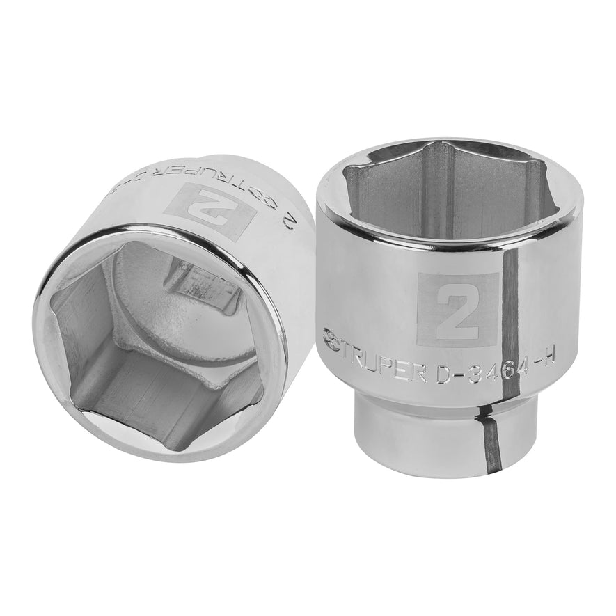 Dado de 2', 6 puntas, cuadro 3/4', Truper Caja con 3, 13840