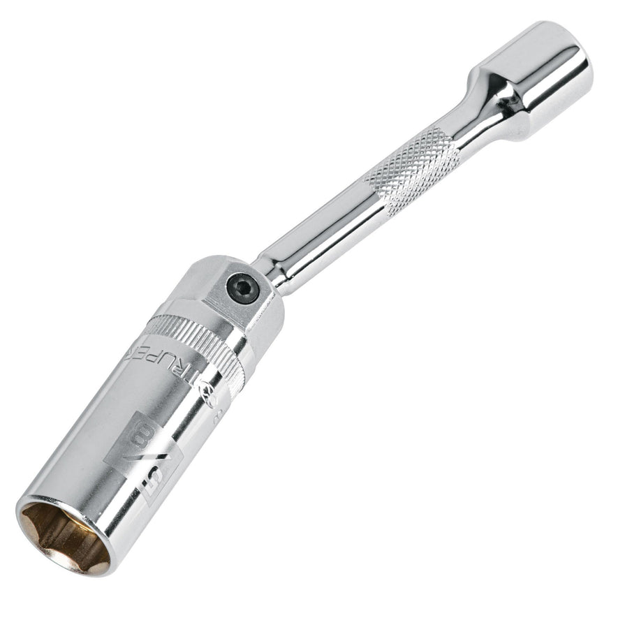 Dado p/bujías cuadro 3/8' articulado 5/8', extensión 6' Caja con 6, 16898