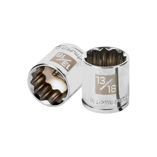 Dado de 13/16', 12 puntas, cuadro 3/8', Truper Caja con 6, 13589