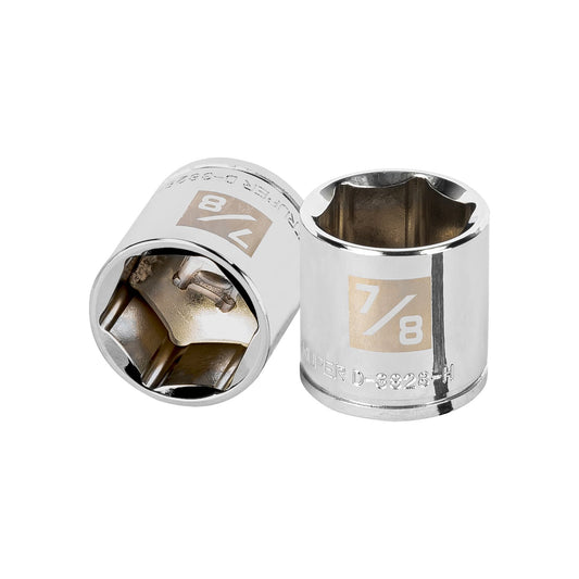 Dado de 7/8', 6 puntas, cuadro 3/8', Truper Caja con 6, 13615