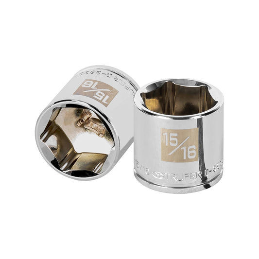 Dado de 15/16', 6 puntas, cuadro 3/8', Truper Caja con 6, 13616