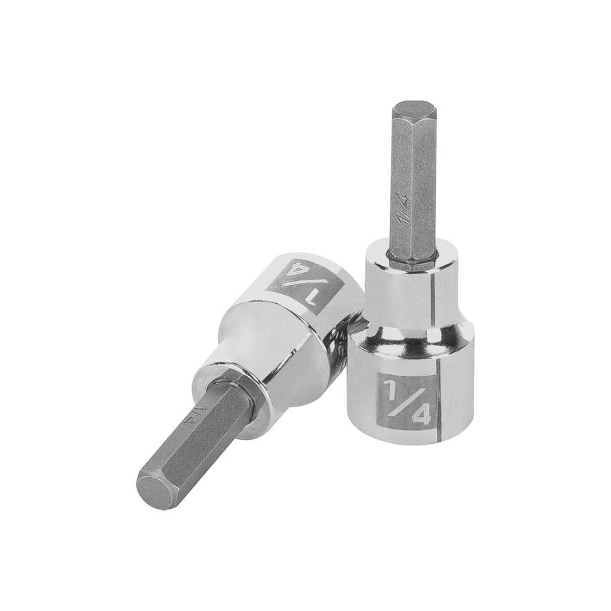 Dado punta hexagonal de 1/4', cuadro 3/8', Truper Caja con 6, 13465