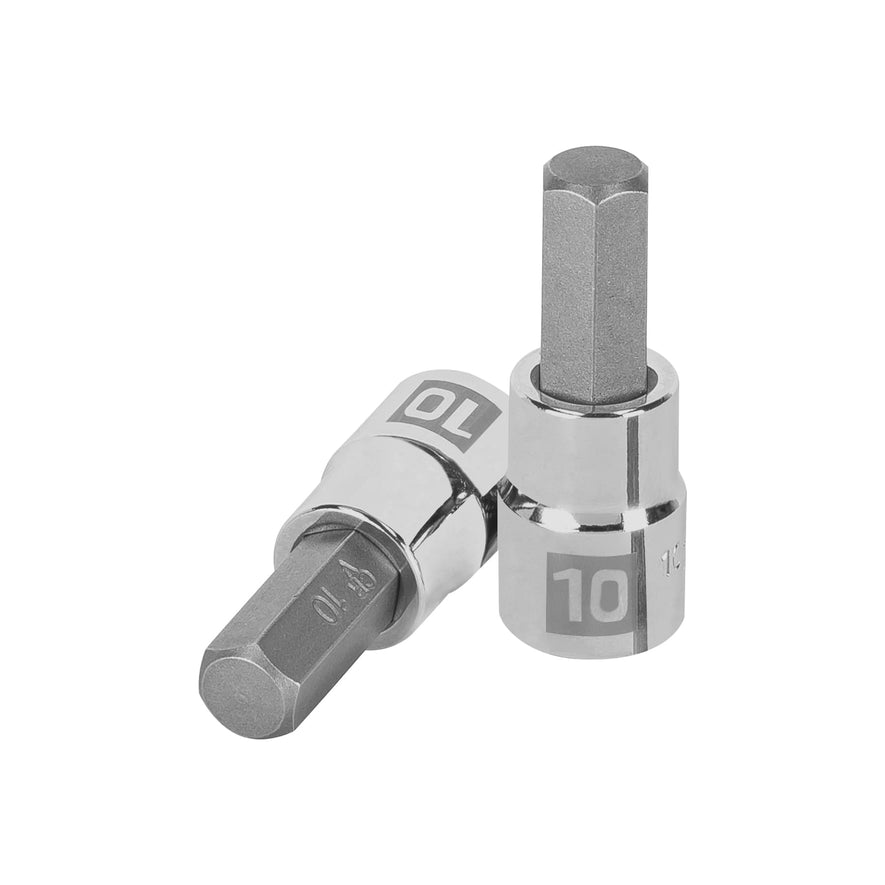 Dado punta hexagonal de 10 mm, cuadro 3/8', Truper Caja con 6, 13490
