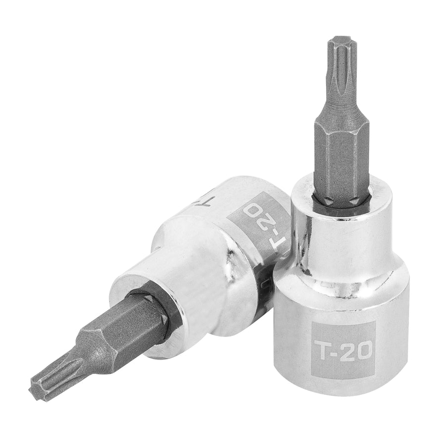 Dado punta torx T-20, cuadro 3/8', Truper Caja con 6, 13570