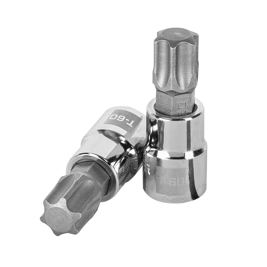 Dado punta torx T-60, cuadro 3/8', Truper Caja con 6, 13578