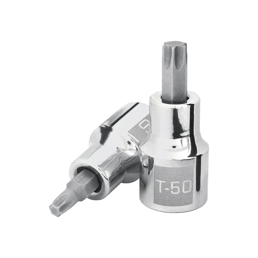 Dado punta torx T-50, cuadro 1/2', Truper Caja con 6, 13439