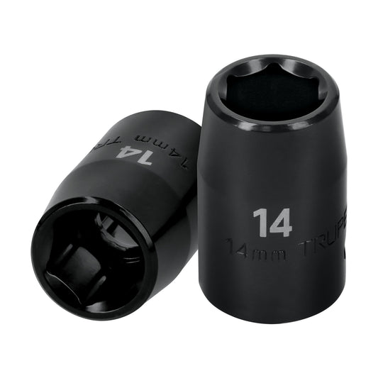 Dado cuadro 1/2' de impacto 6 puntas de 14 mm, Truper Caja con 6, 12414