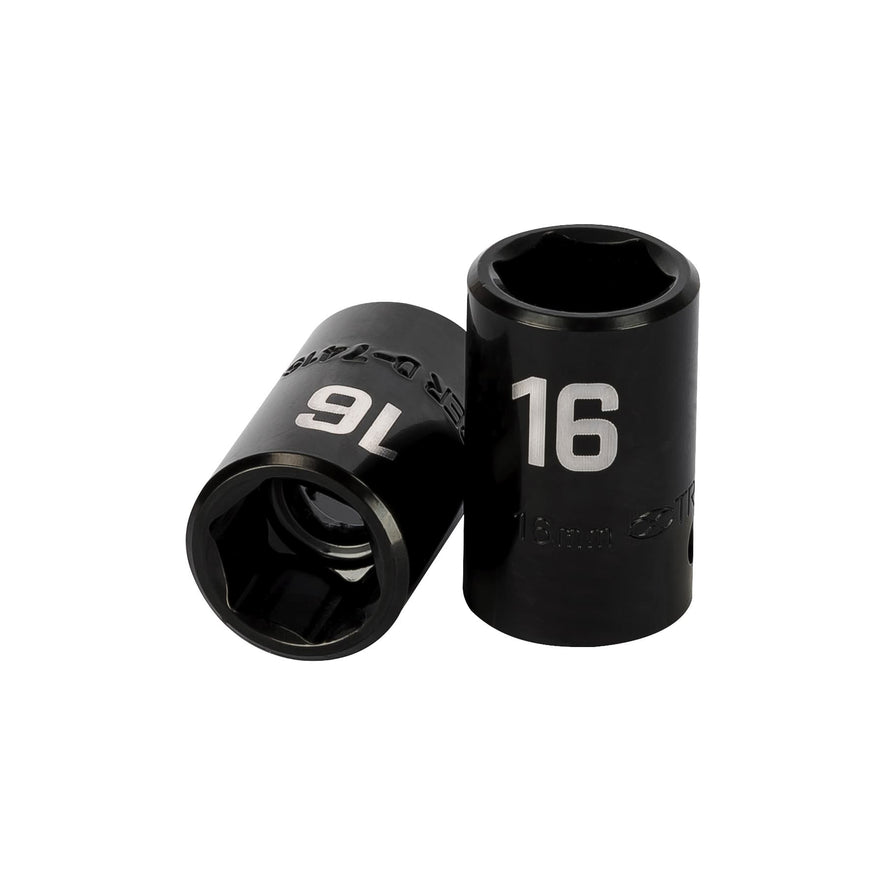 Dado cuadro 1/2' de impacto 6 puntas de 16 mm, Truper Caja con 6, 12416