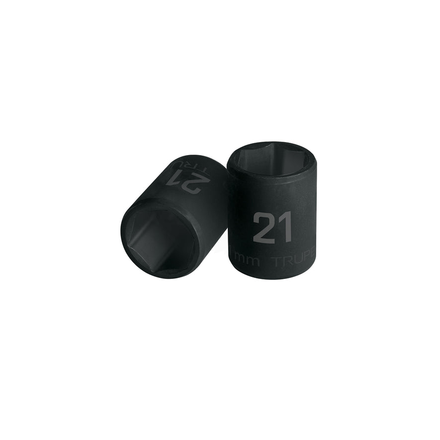 Dado cuadro 1/2' de impacto 6 puntas de 21 mm, Truper Caja con 6, 12421