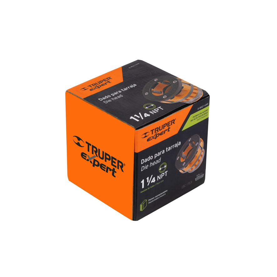 Dado de 1-1/4' para tarrajas T-852X, Truper Expert, 14504
