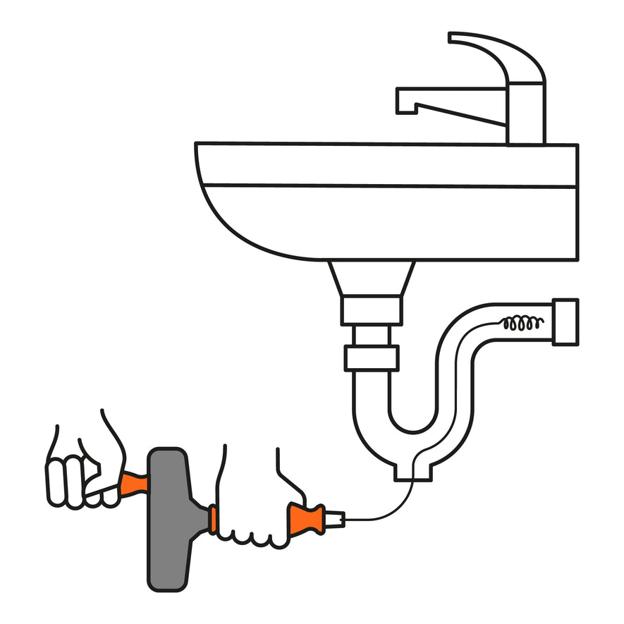 Destapacaños de 7.6 m manual, Truper, 12279