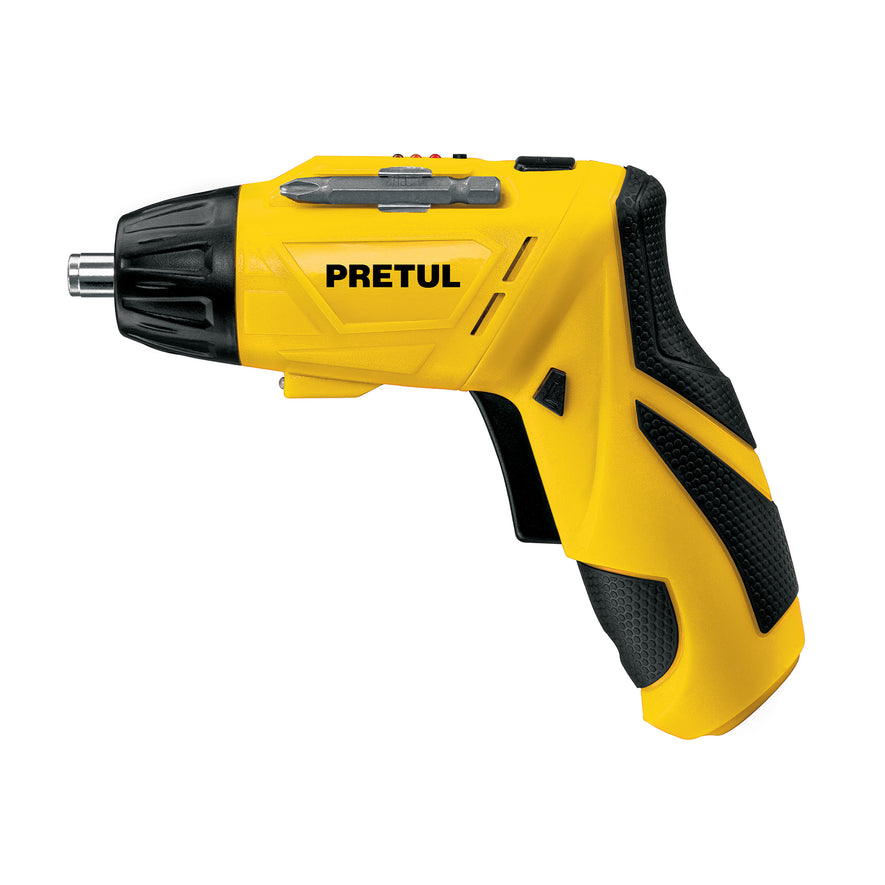 Destornillador inalámbrico de dos posiciones, 3.6V, PRETUL Caja con 2, 26402