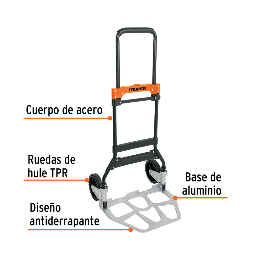 Diablo de carga, plegable, 120 kg, Truper, 103198