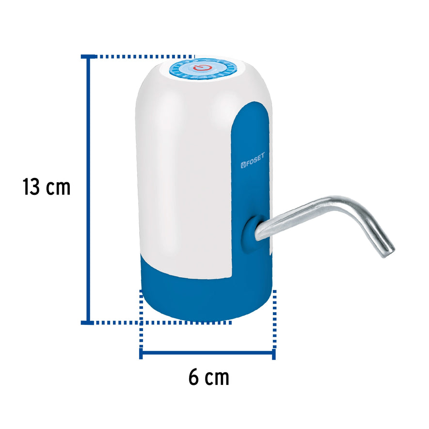 Dispensador eléctrico de agua para garrafón, Foset Caja con 4, 47806