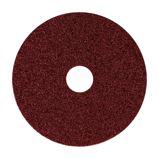 Disco de lija 4-1/2' con respaldo de fibra, grano 36, Truper Caja con 5, 100125