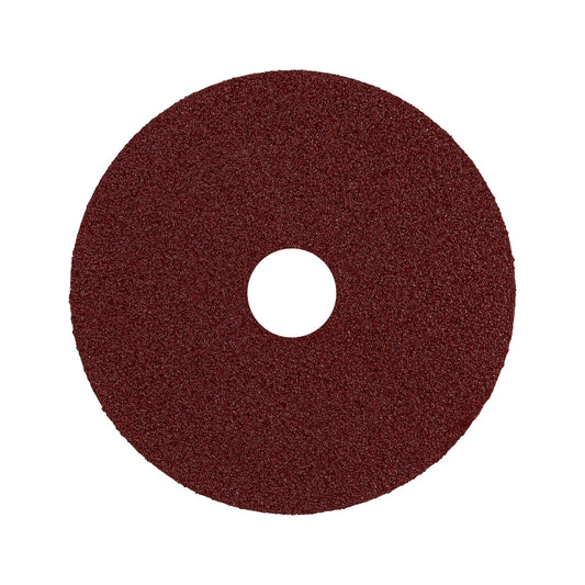 Disco de lija 4-1/2' con respaldo de fibra, grano 50, Truper Caja con 5, 100126