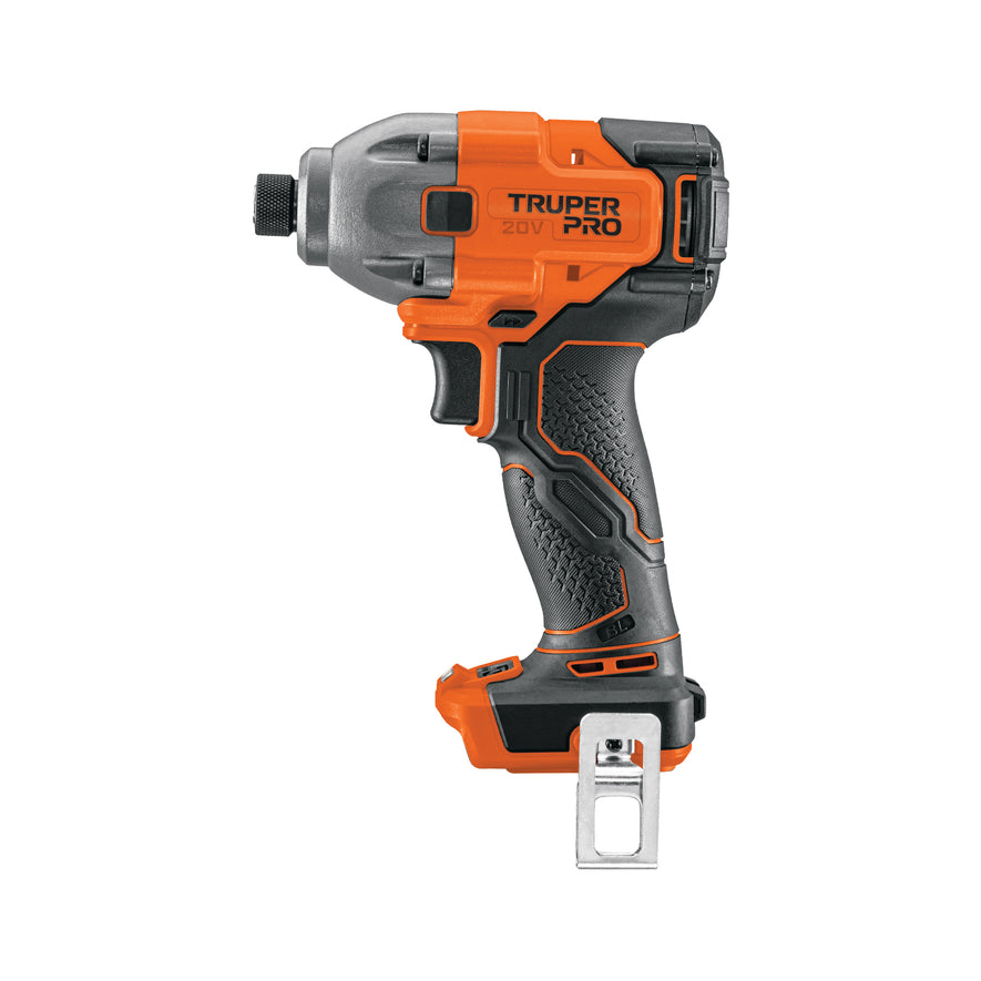 Destornillador de impacto 1/4', 20V, sin accesorios, PRO, 103254