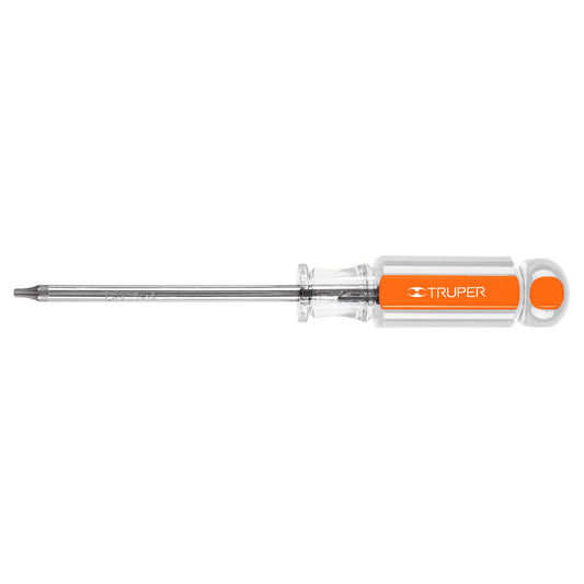 Desarmador punta Torx T 15 mango de acetato, Truper Caja con 6, 15102