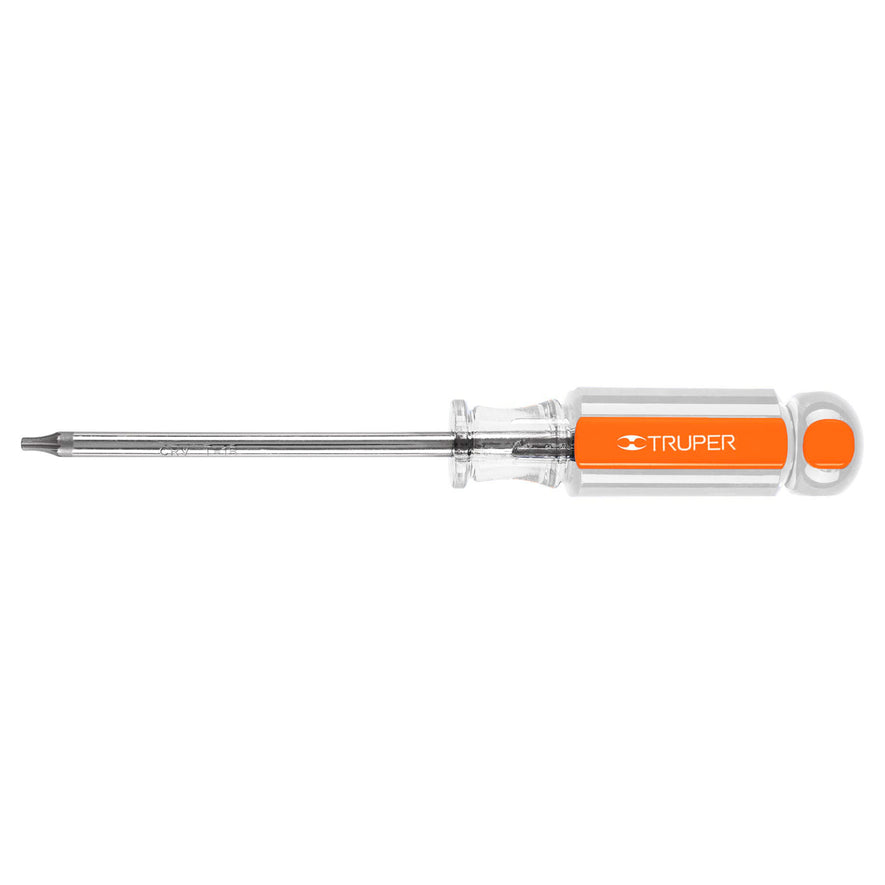 Desarmador punta Torx T 15 mango de acetato, Truper Caja con 6, 15102
