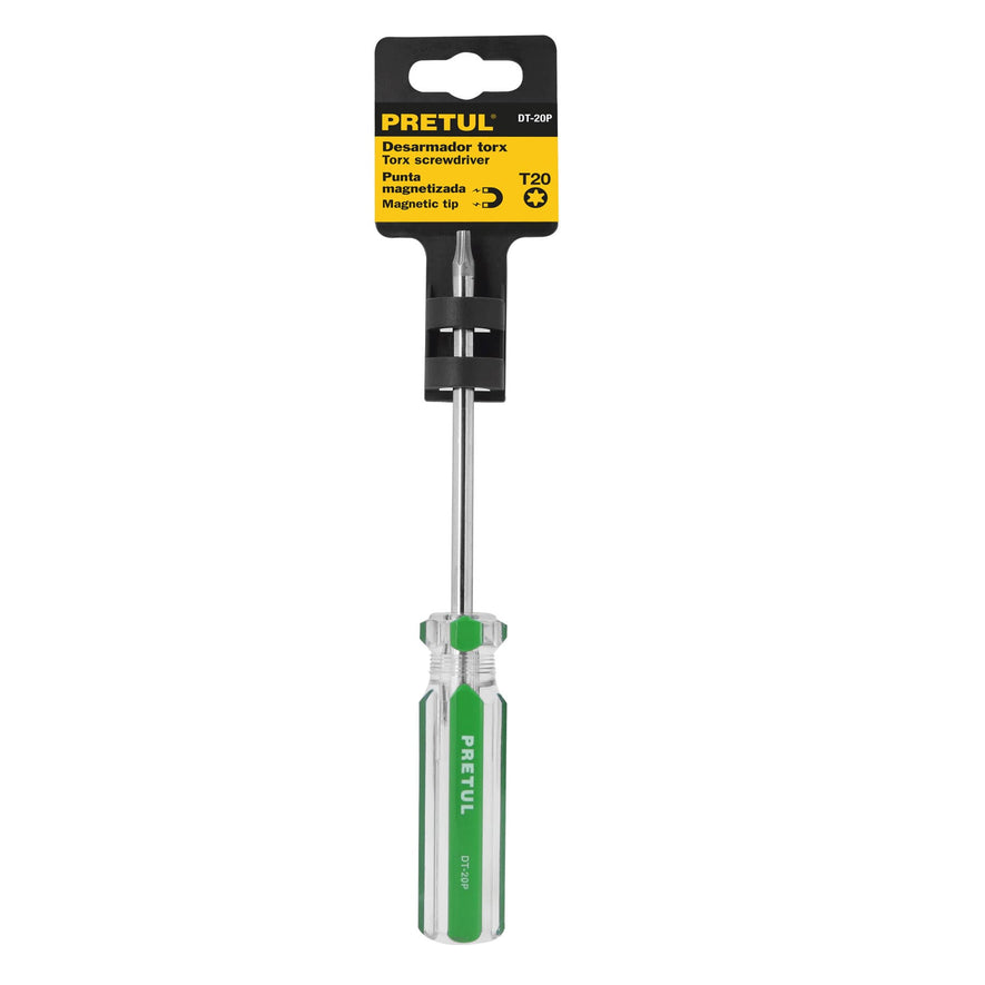 Desarmador punta Torx T 20 mango de PVC, Pretul Caja con 6, 29984