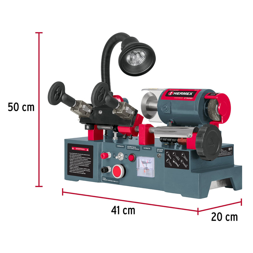 Duplicadora de llaves, 6 tipos, Hermex, 43665