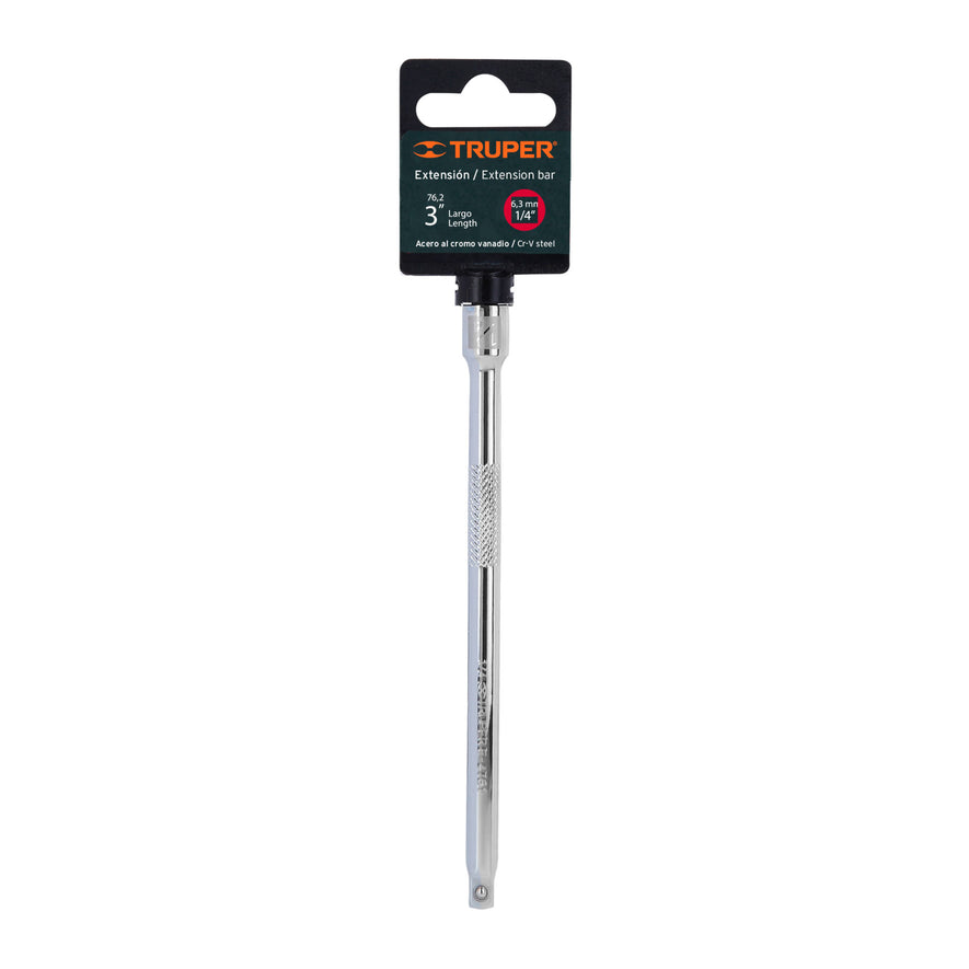 Extensión de 6' para matraca, cuadro 1/4', Truper Caja con 6, 13915