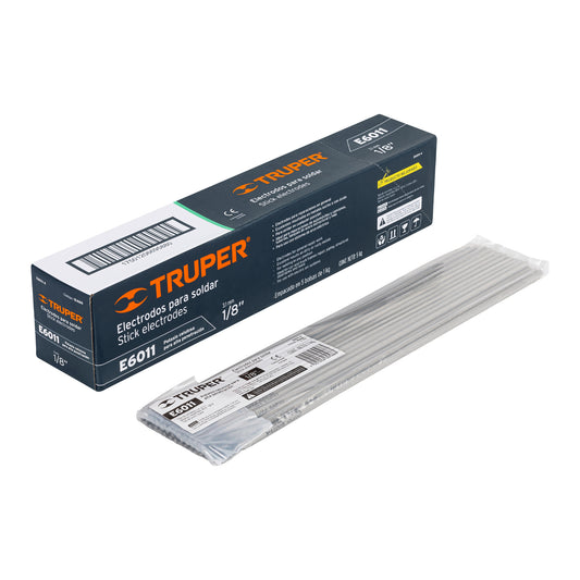Bolsa con 1 kg de electrodos 6011 de 1/8', Truper Caja con 5, 15460