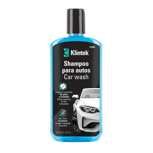 Shampoo para auto, 473 ml, Klintek Caja con 6, 57084
