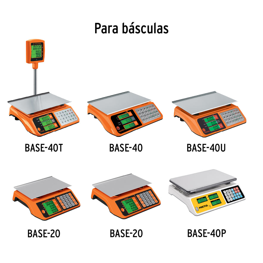 Eliminador de baterías para báscula electrónica, Truper, 101321