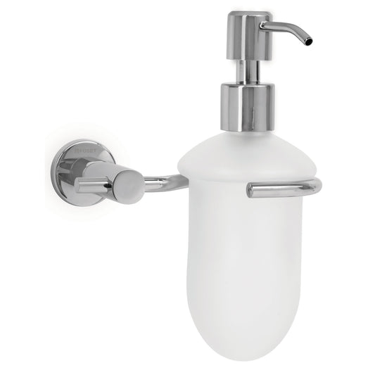 Dispensador de jabón a pared en acabado cromo, Foset Element Caja con 4, 49665