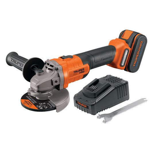Esmeriladora 4-1/2', 20V, 1 batería 4Ah, PRO, 102872