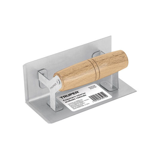 Esquinero interior, para acabado redondeado, Truper Caja con 6, 103728