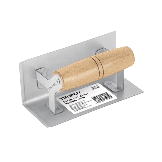 Esquinero interior, para acabado recto, Truper Caja con 6, 103731