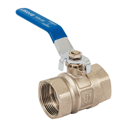 Válvula de esfera de latón, roscable 1-1/4', Foset Caja con 6, 49003