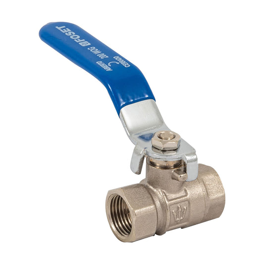 Válvula de esfera de latón, roscable 3/8', Foset Caja con 6, 49013